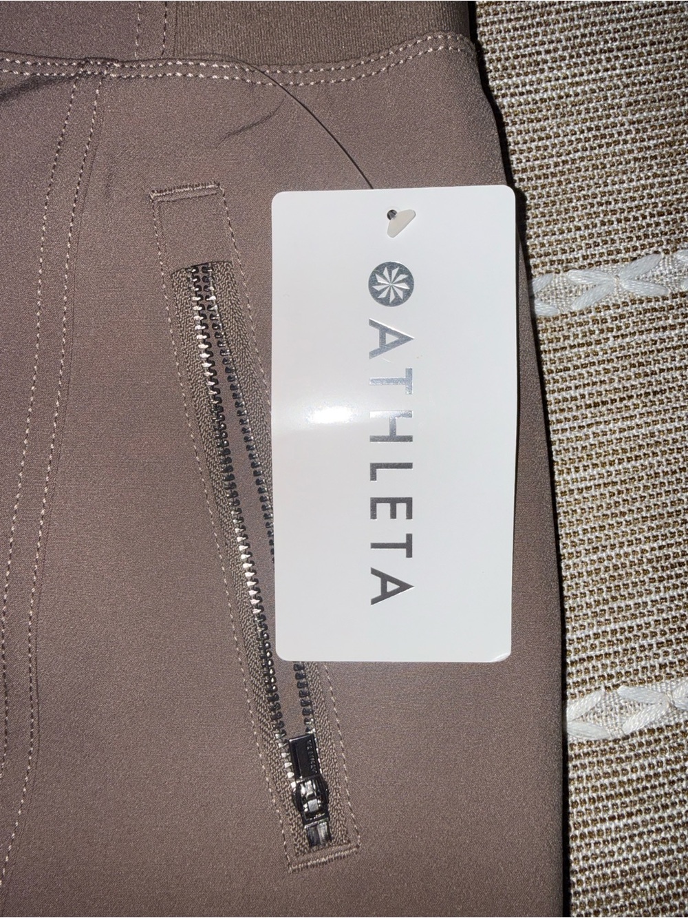 Athleta Women's Dark Brown Cargo Pants - Picture 4 of 6